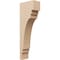 Ekena Millwork 5"W x 10"D x 30"H Thin Pescadero Rough Cedar Woodgrain TimberThane Corbel, Primed Tan CORUR05X10X30PECRCPR - alternate 1